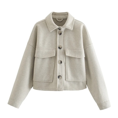 Casual loose fitting fashionable pilot jacket