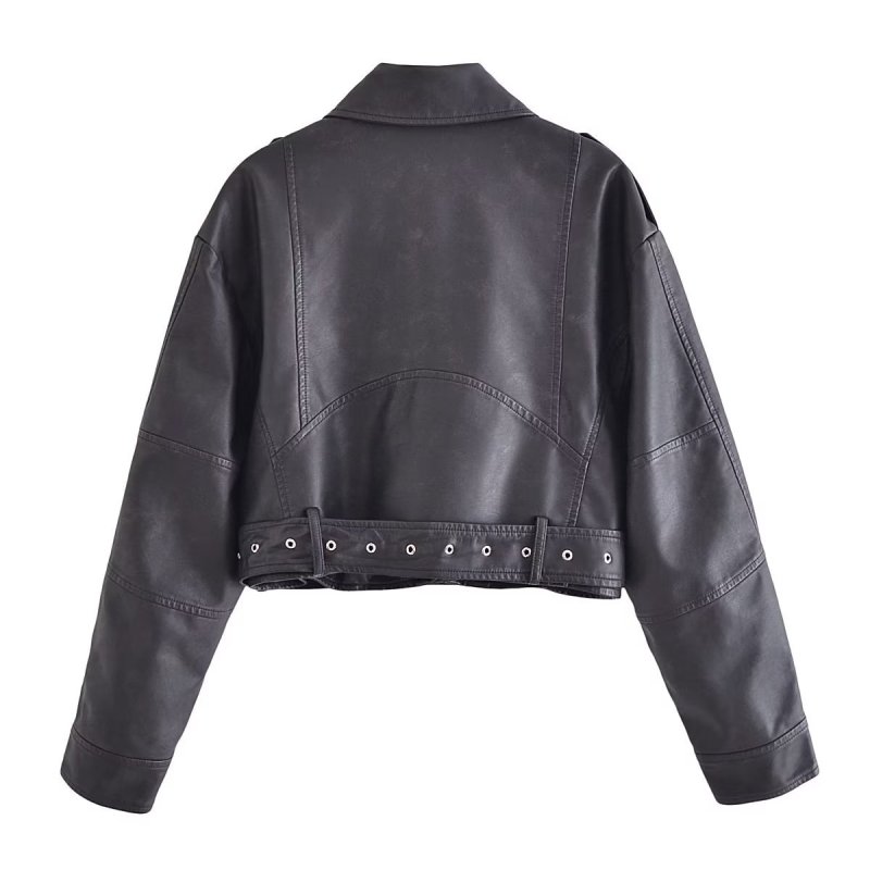 Casual loose fitting fashionable baseball jacket