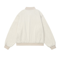 Casual loose fitting fashionable baseball jacket