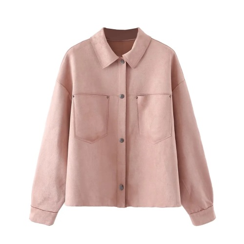Casual loose fitting fashionable pilot jacket