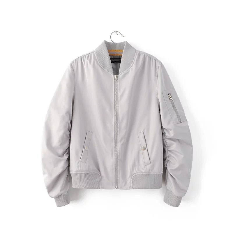 Casual loose fitting fashionable pilot jacket