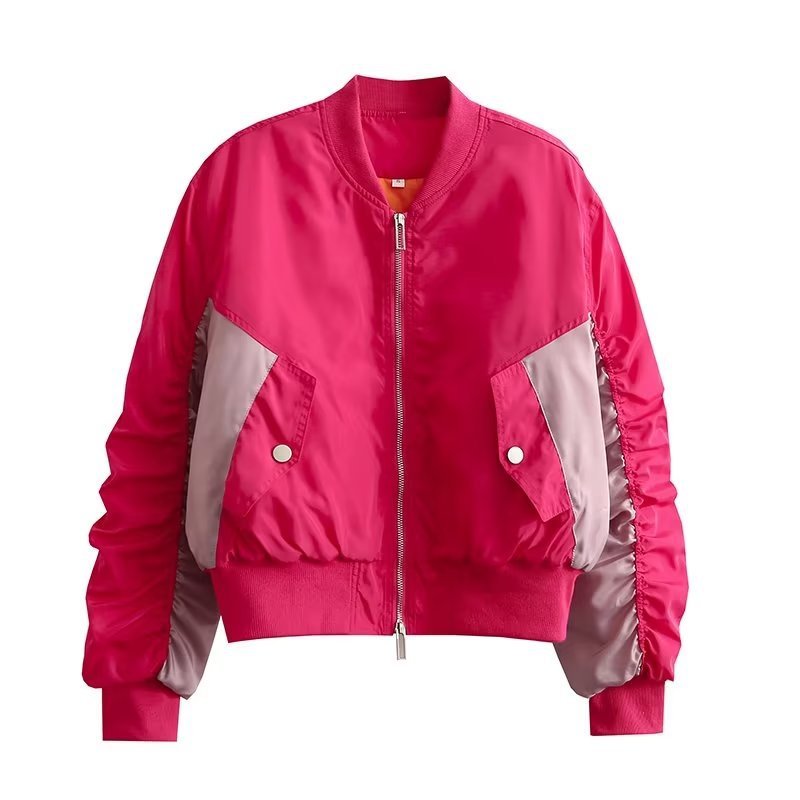 Casual loose fitting fashionable pilot jacket