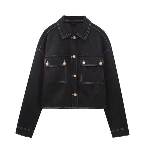 Casual loose fitting fashionable pilot jacket