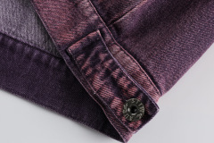 Casual loose fitting fashionable denim jacket