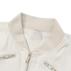 Casual loose fitting fashionable baseball jacket
