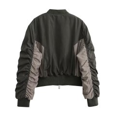 Casual loose fitting fashionable pilot jacket