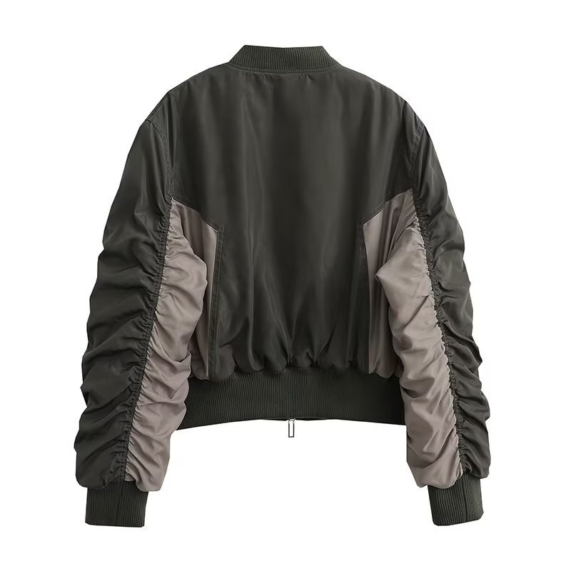 Casual loose fitting fashionable pilot jacket