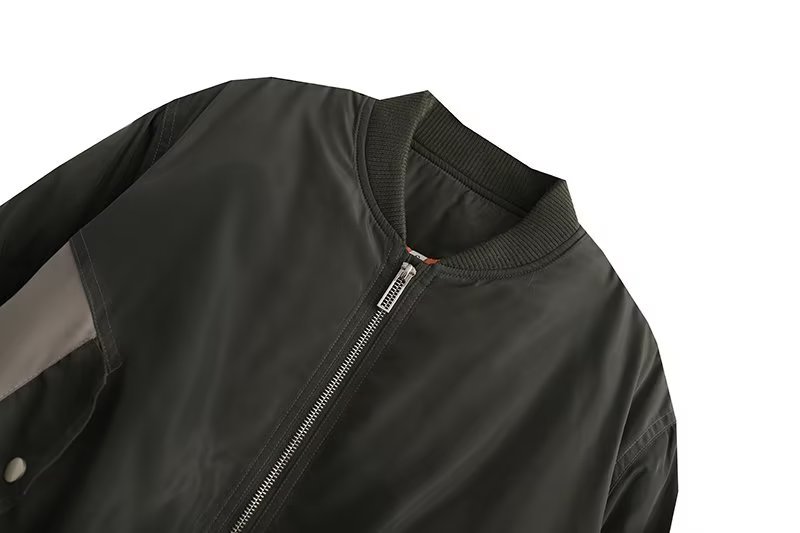 Casual loose fitting fashionable pilot jacket