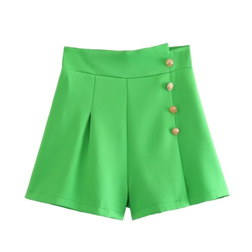 Summer New Super High Waist Solid Denim Shorts