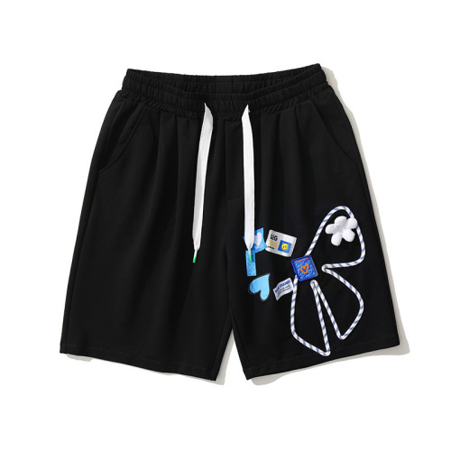 European and American Summer New Cross border High Waist Ragged Denim Shorts