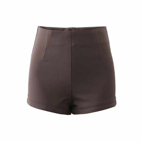 Summer New Super High Waist Solid Denim Shorts