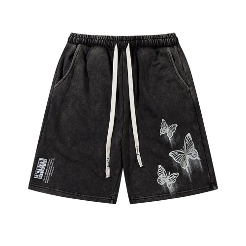 European and American Summer New Cross border High Waist Ragged Denim Shorts