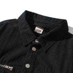 Casual loose fitting fashionable denim jacket