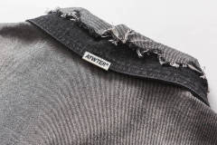 Casual loose fitting fashionable baseball jacket