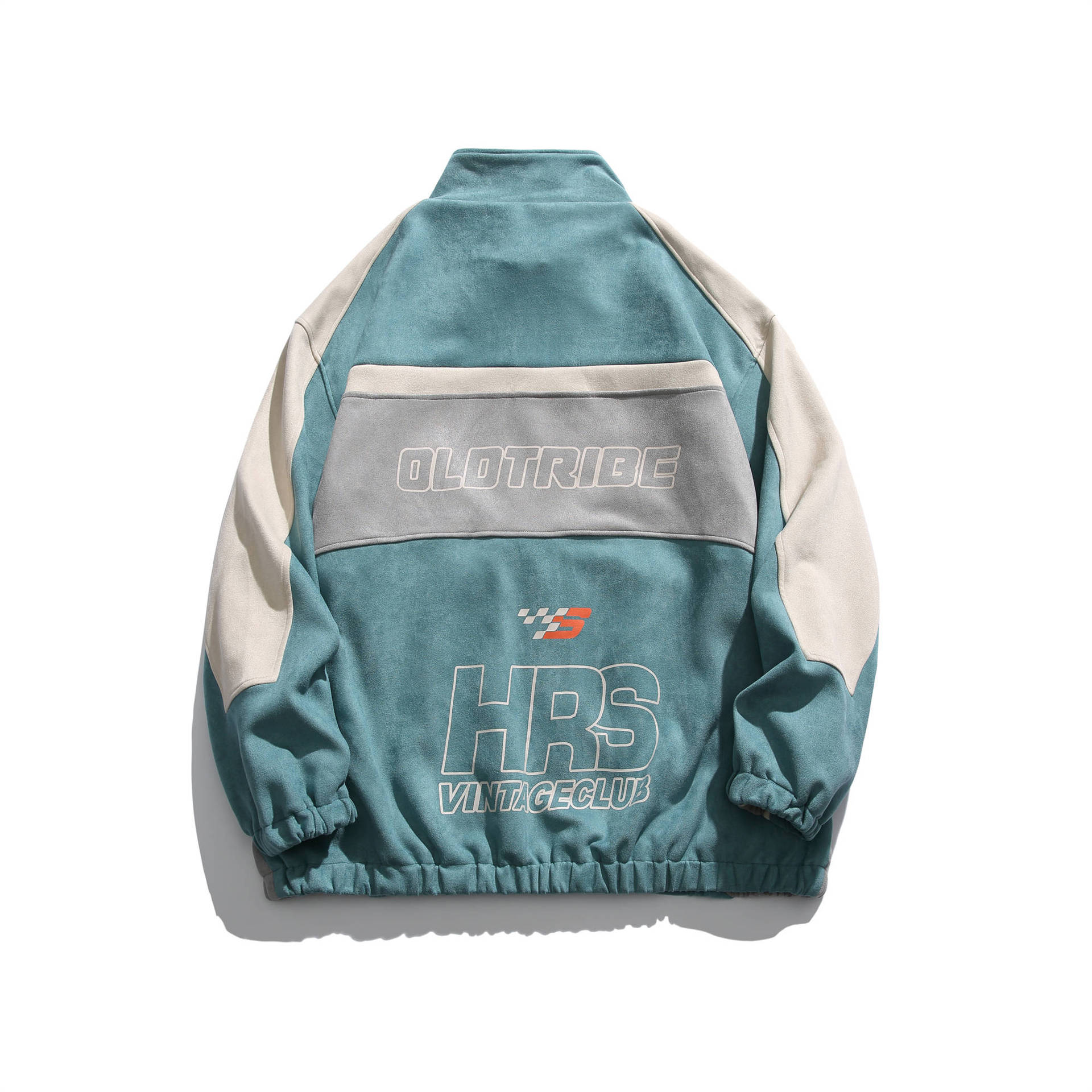 Casual loose fitting fashionable baseball jacket