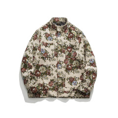 Printed casual fashion anime surrounding urban outdoor jacket