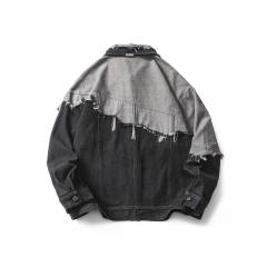 Casual loose fitting fashionable baseball jacket