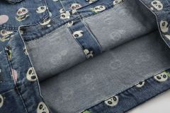 American retro denim lapel casual top trend versatile work jacket