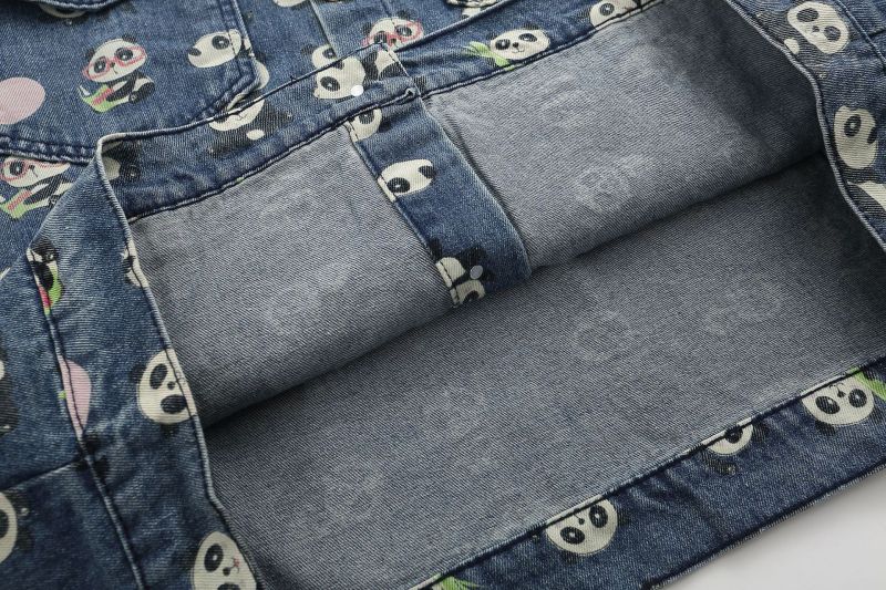 American retro denim lapel casual top trend versatile work jacket