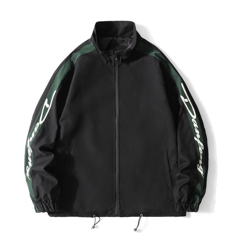 Printed casual fashion anime surrounding urban outdoor jacket