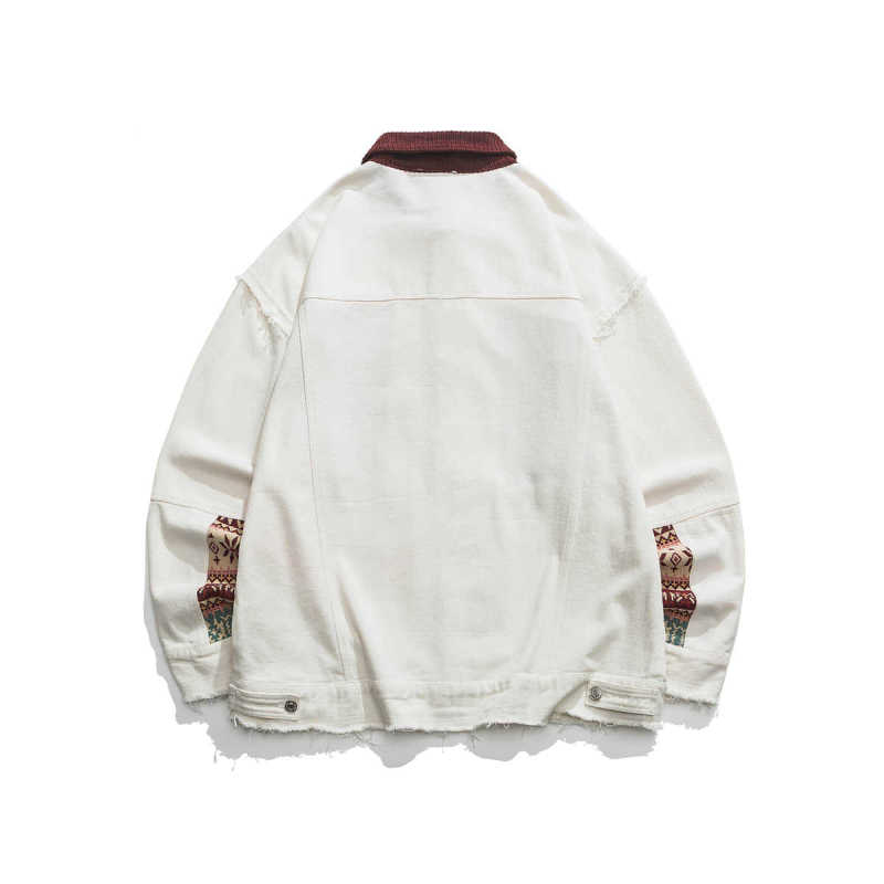 Loose and versatile trendy men's and women's European and American style Hong Kong style outerwear jacket