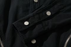 Casual loose fitting fashionable denim jacket
