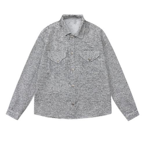 Loose and versatile trendy men's and women's European and American style Hong Kong style outerwear jacket