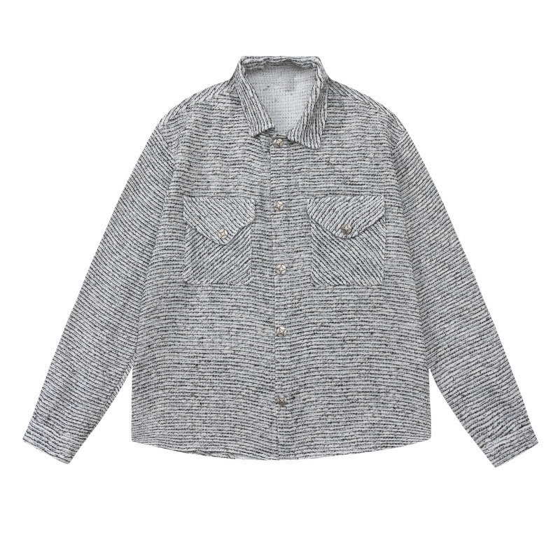 Loose and versatile trendy men's and women's European and American style Hong Kong style outerwear jacket