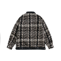 Casual loose fitting fashionable baseball jacket