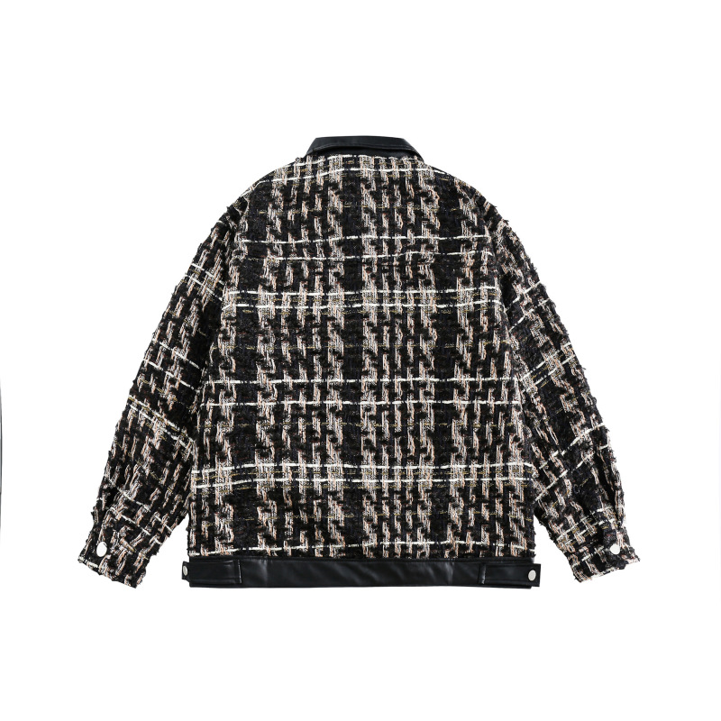 Casual loose fitting fashionable baseball jacket