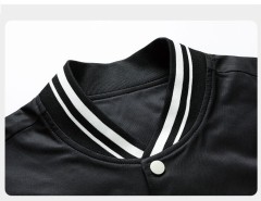 Casual loose fitting fashionable baseball jacket