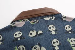American retro denim lapel casual top trend versatile work jacket