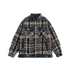 Casual loose fitting fashionable baseball jacket