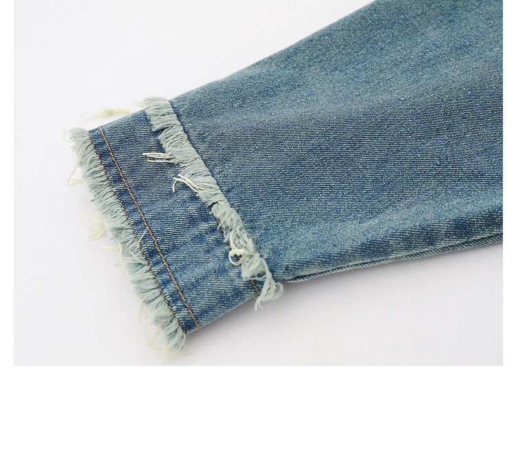 American retro denim lapel casual top trend versatile work jacket