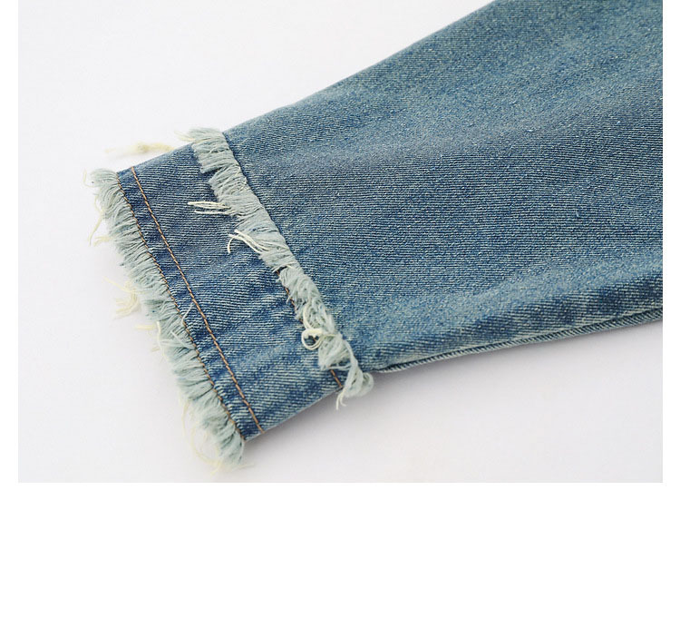 American retro denim lapel casual top trend versatile work jacket