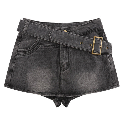 Korean version loose fitting student versatile 2023 new casual spring/summer high waisted shorts