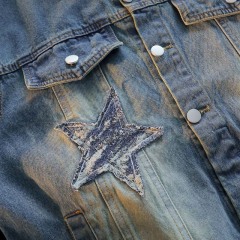 Vintage bomber jacket with multiple jacket