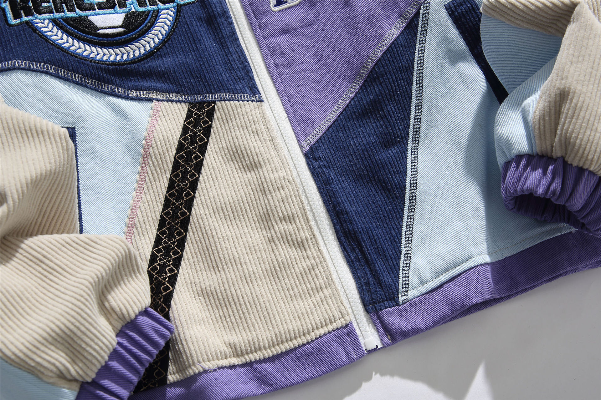 Vintage bomber jacket with multiple jacket