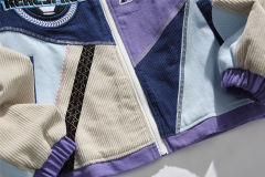 Vintage bomber jacket with multiple jacket