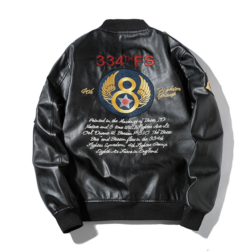Vintage bomber jacket with multiple jacket