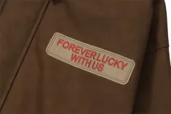 Vintage bomber jacket with multiple jacket