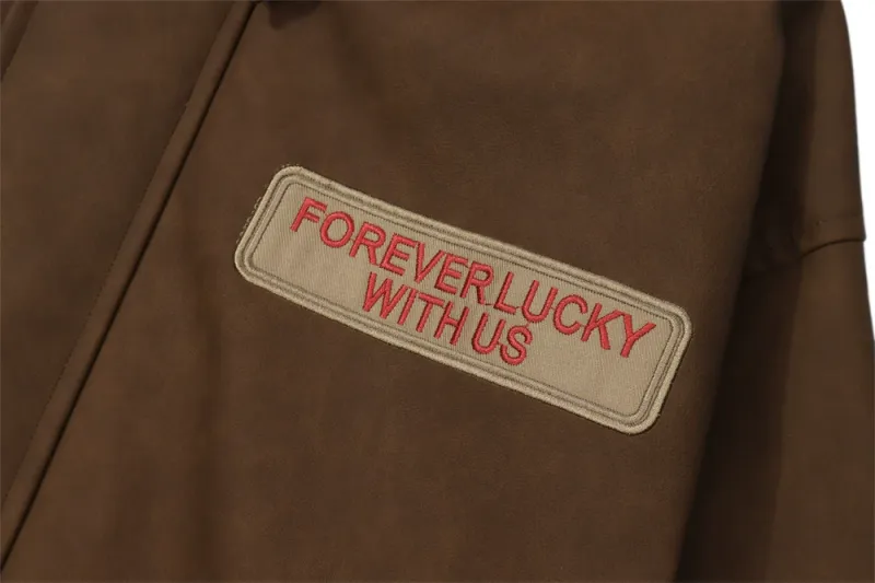 Vintage bomber jacket with multiple jacket