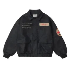 Vintage bomber jacket with multiple jacket