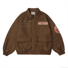 Vintage bomber jacket with multiple jacket