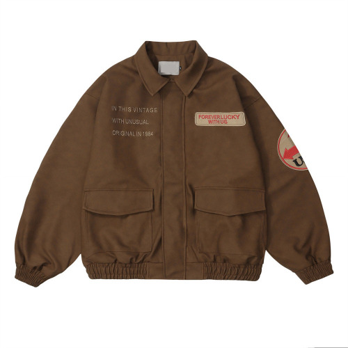 Vintage bomber jacket with multiple jacket