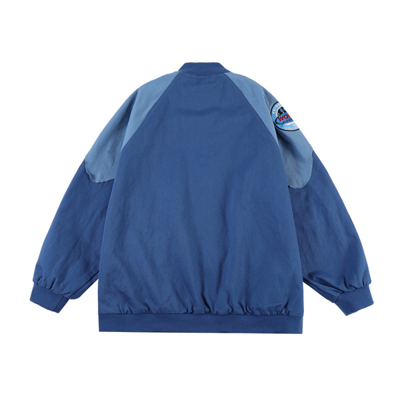 American retro denim lapel casual top trend versatile work jacket