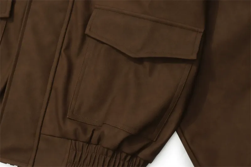 Vintage bomber jacket with multiple jacket