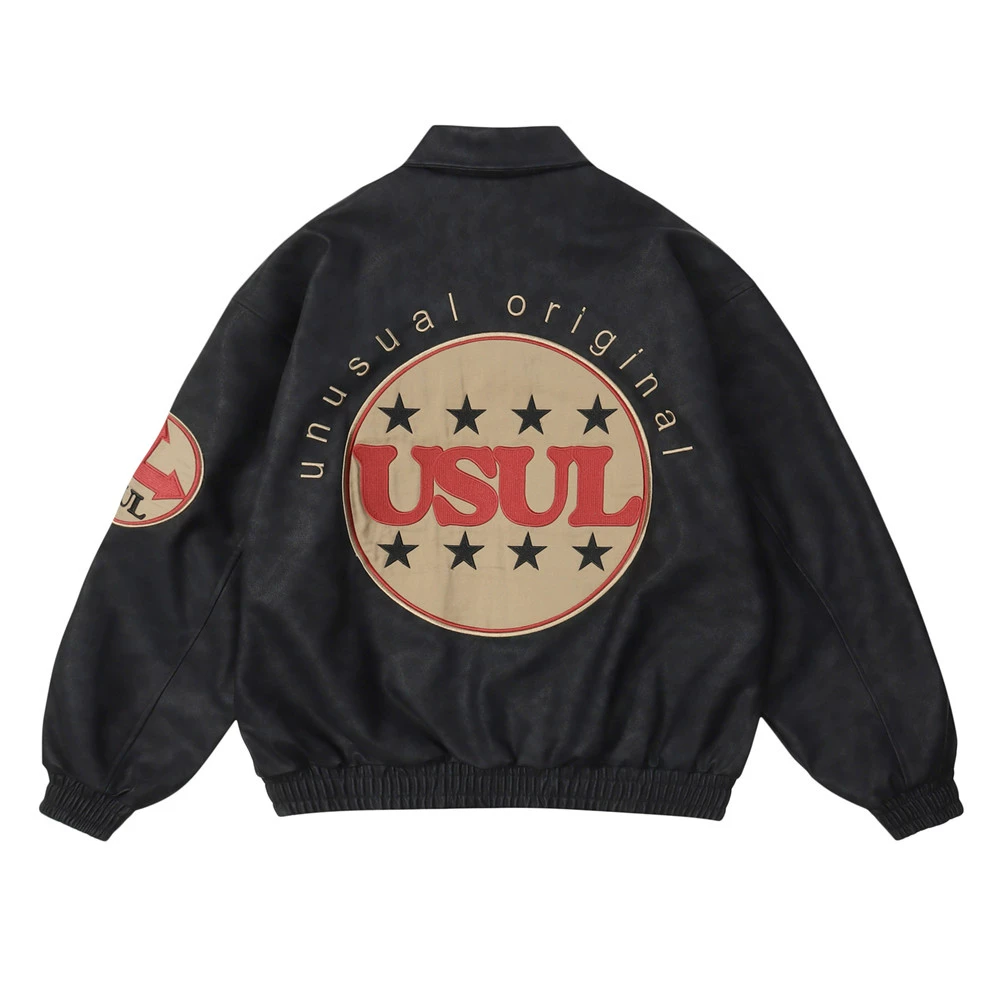 Vintage bomber jacket with multiple jacket