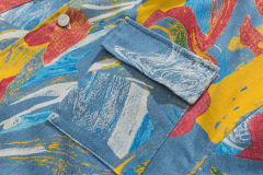 Fashion loose denim fashion jacket