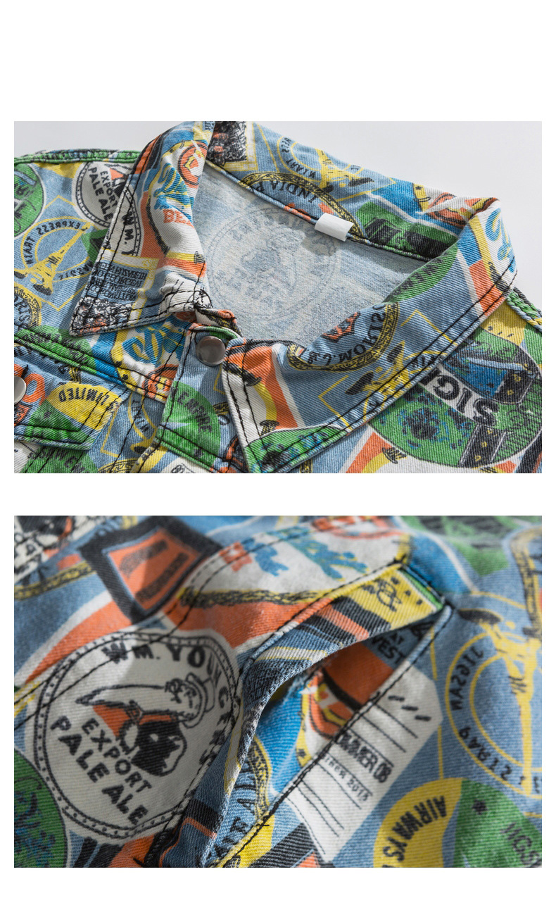 Fashion loose denim fashion jacket